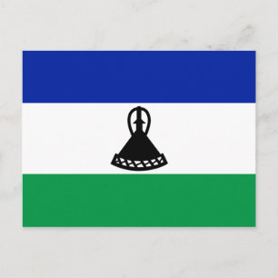 Carte postale Lesotho Flag