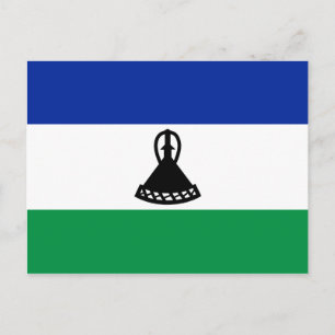 Carte postale Lesotho Flag