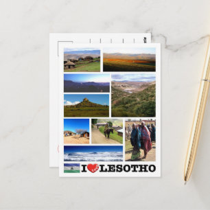 Carte Postale Lesotho - J'aime -