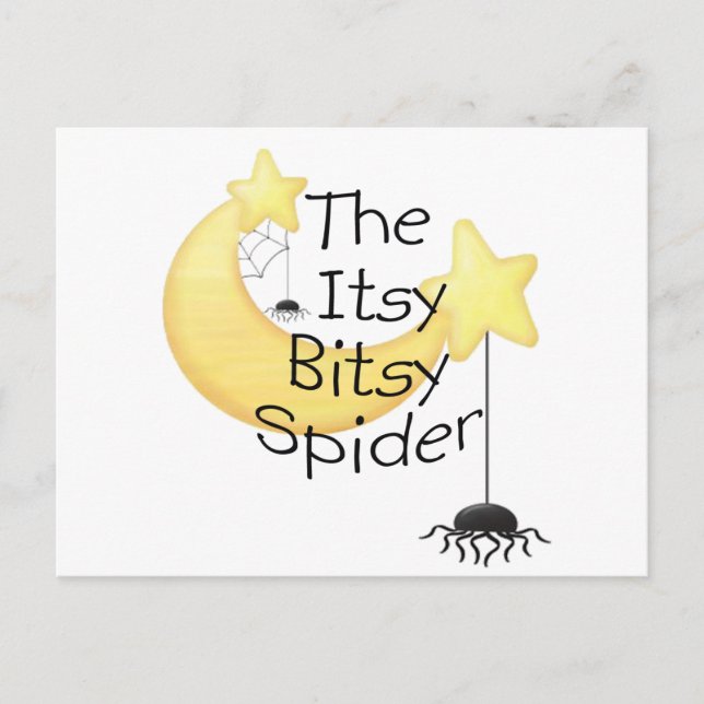Carte Postale L'espèce itsy Bitsy Spider (Devant)