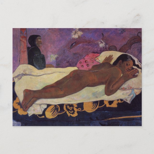 Carte Postale L'Esprit des Morts Gardez la Garde par Gauguin Pos (Devant)