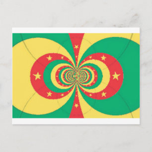 Carte Postale L'Esprit du Cameroun : Lions indomptables