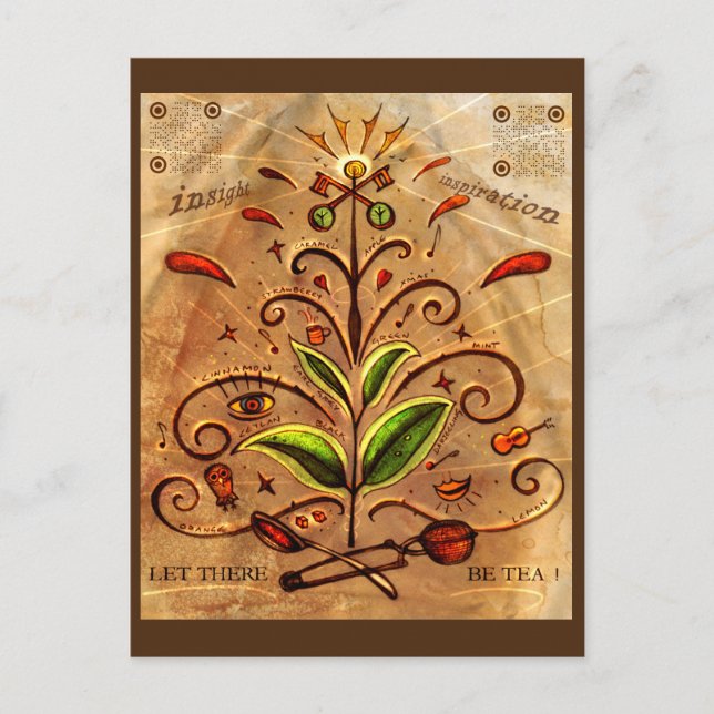 Carte postale 'Let There be Tea' (Devant)
