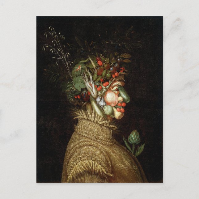Carte Postale L'été de Giuseppe Arcimboldo (1563) (Devant)