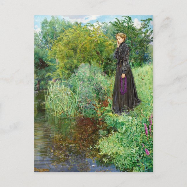 Carte Postale L'été dernier les choses étaient plus vertes (Devant)