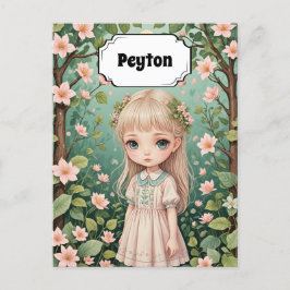 Carte Postale L'Étreinte de Blossom Personnalisée
