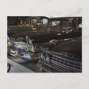 Carte Postale Lettonie, Riga, Musée automobile de Riga, voitures