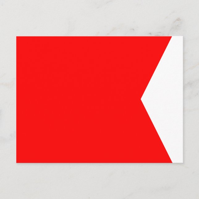 Carte Postale Lettre B (Bravo) (Devant)