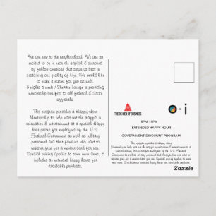 Carte Postale Lettre d'accueil