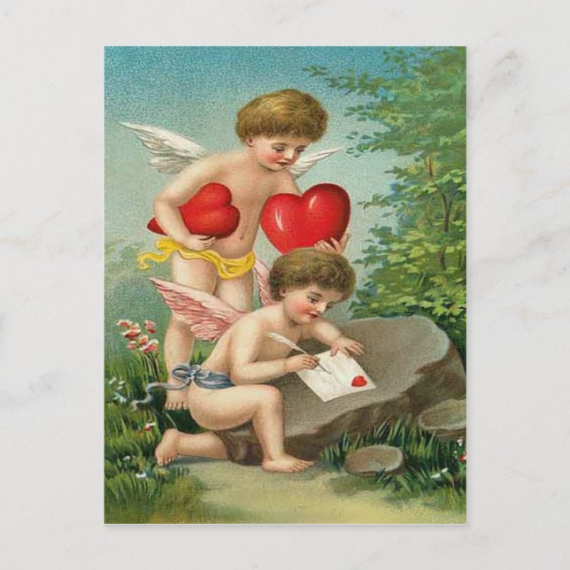 Carte Postale Lettre d'amour (Devant)
