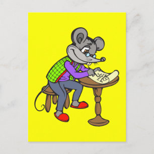 Carte Postale Lettre d'écriture de souris