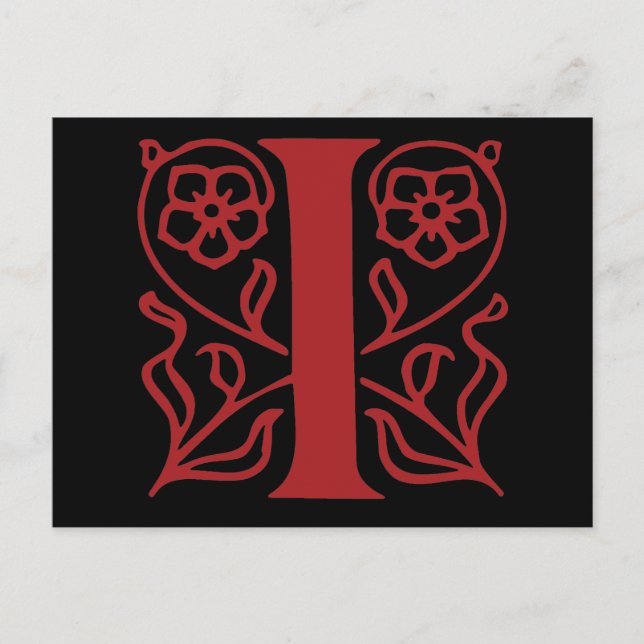 Carte Postale Lettre fantaisie I (Devant)