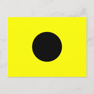 Carte Postale Lettre I du signal d'indicateur alphabétique