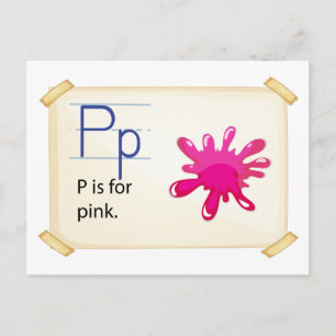 Carte Postale Lettre P