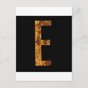 Carte Postale Lettre Typo