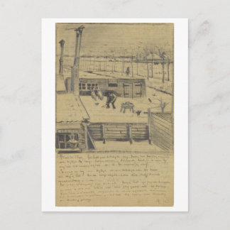 Carte Postale LETTRE Van Gogh Esquisse 330