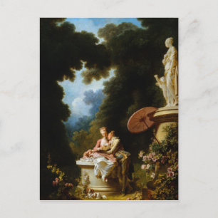 Carte Postale Lettres d'amour de Jean Honore Fragonard