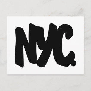 Carte Postale Lettres NYC