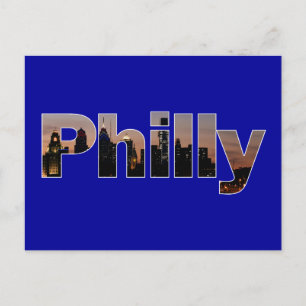 Carte postale Lettres Philly