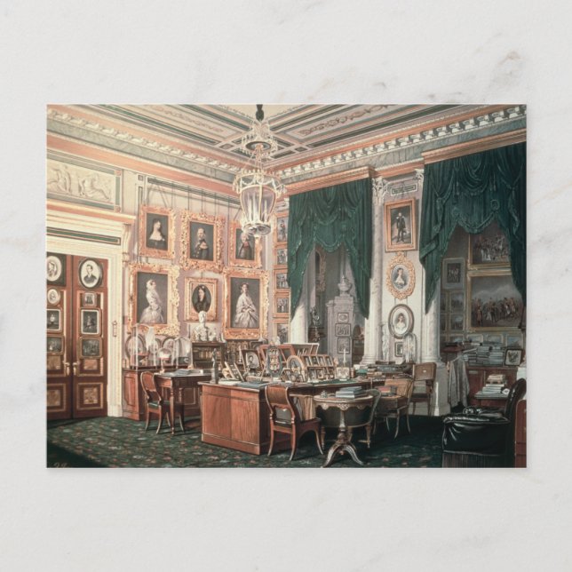 Carte Postale L'étude d'Alexandre III au Palais de Gatchina (Devant)