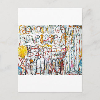 Carte Postale Leur Deuxième Soleil (expressionnisme graffiti abs