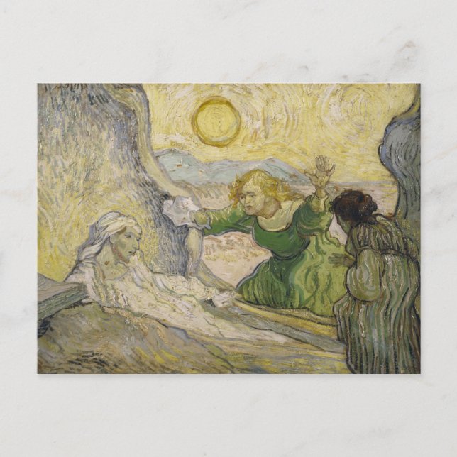 Carte Postale Levée de Lazare (Rembrandt), Van Gogh Fine Art (Devant)