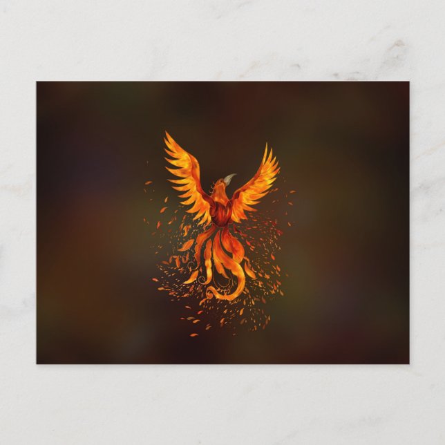 Carte Postale Levée Phoenix Bird (Devant)