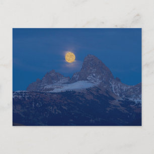 Carte Postale Lever de pleine lune   Grand Teton Driggs, Idaho