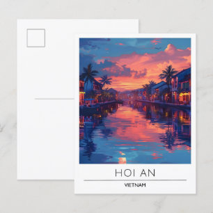 Carte Postale Lever de soleil à Hoi An Vietnam Travel
