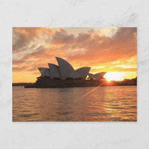 Carte Postale Lever de soleil à l'Opéra de Sydney