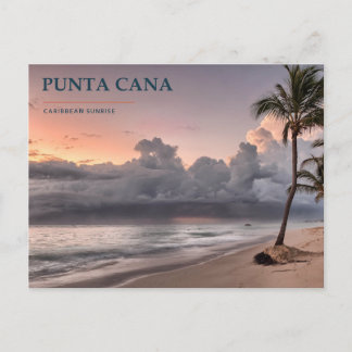 Carte Postale Lever de soleil à Punta Cana et Palm Shore