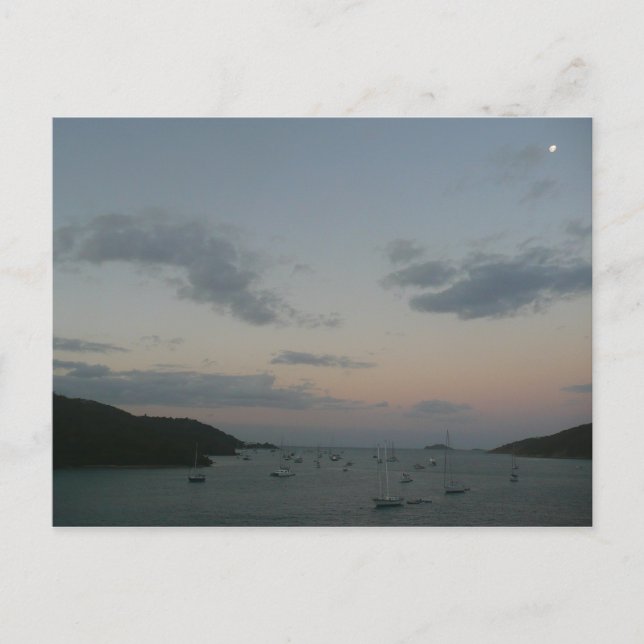 Carte Postale Lever de soleil à St. Thomas IV Îles Vierges améri (Devant)