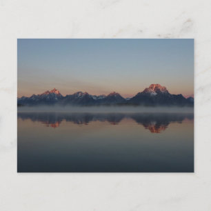 Carte Postale Lever de soleil au Jackson Dam Grand Teton Nationa
