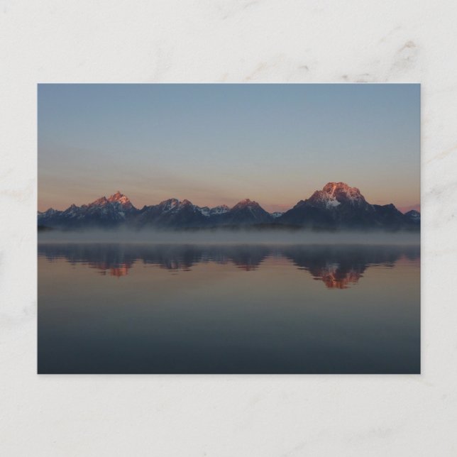 Carte Postale Lever de soleil au Jackson Dam Grand Teton Nationa (Devant)
