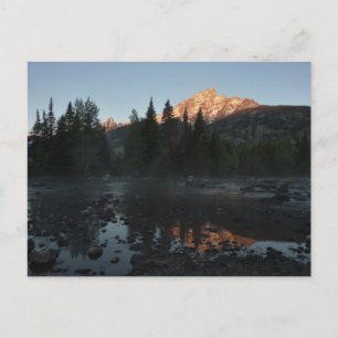 Carte Postale Lever de soleil de Grand Teton à Cottonwood Creek