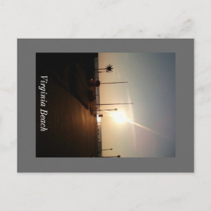 Carte Postale Lever de soleil de Virginia Beach