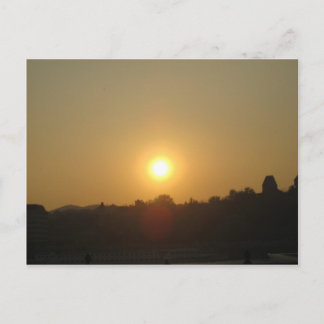 Carte Postale Lever de soleil du ballon à air chaud