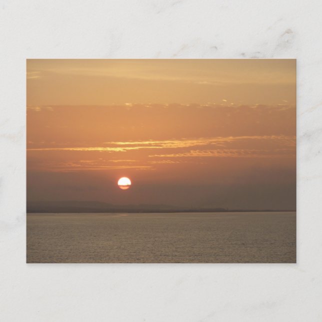Carte Postale Lever de soleil sur la mer des Caraïbes Aruba I (Devant)