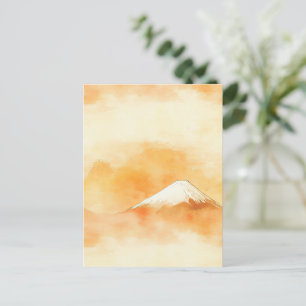 Carte Postale Lever de soleil sur le mont Fuji – Aube à l'aquare