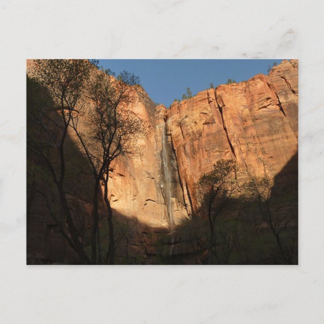 Carte Postale Lever de soleil sur le sentier Riverside Walk à Zi (Devant)