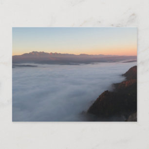 Carte Postale Lever de soleil sur les Tatras