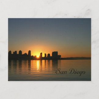 Carte Postale Lever de soleil sur San Diego