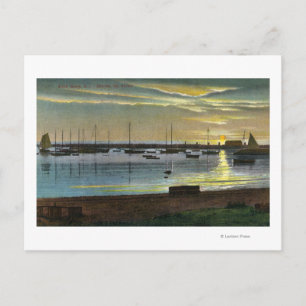 Carte Postale Lever du soleil au Vieux Port