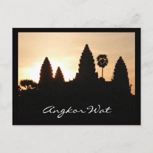 Carte Postale lever du soleil d'angkor wat