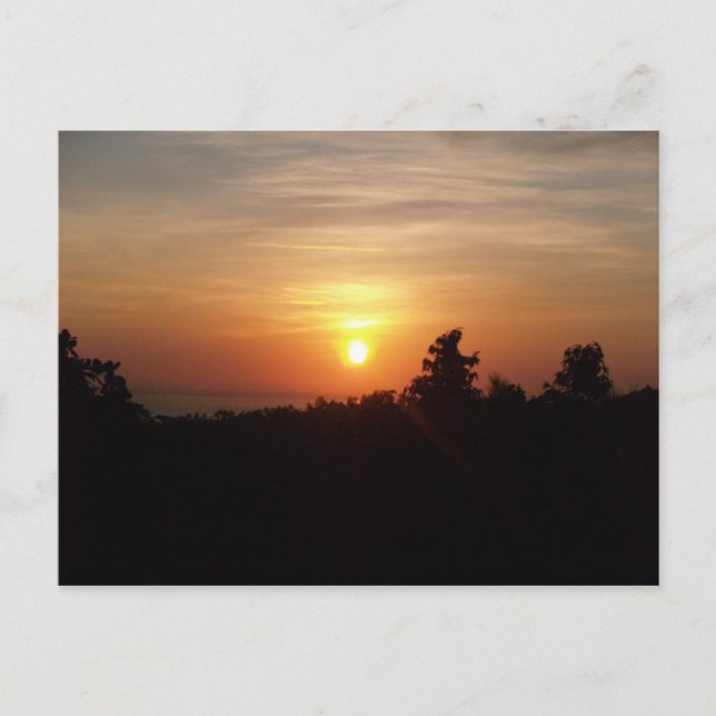 Carte Postale lever du soleil @ senaru (Devant)