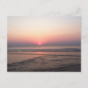 Carte Postale Lever du soleil sur la plage