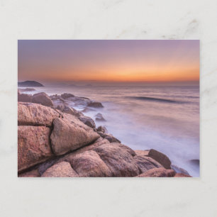 Carte Postale Lever Du Soleil Sur La Plage Guarda Do Embau