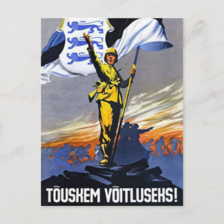 Carte Postale Levez-vous, Estonie !