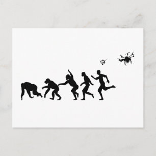 Carte Postale L'évolution condamnée
