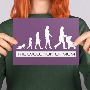 Carte Postale L'évolution de maman